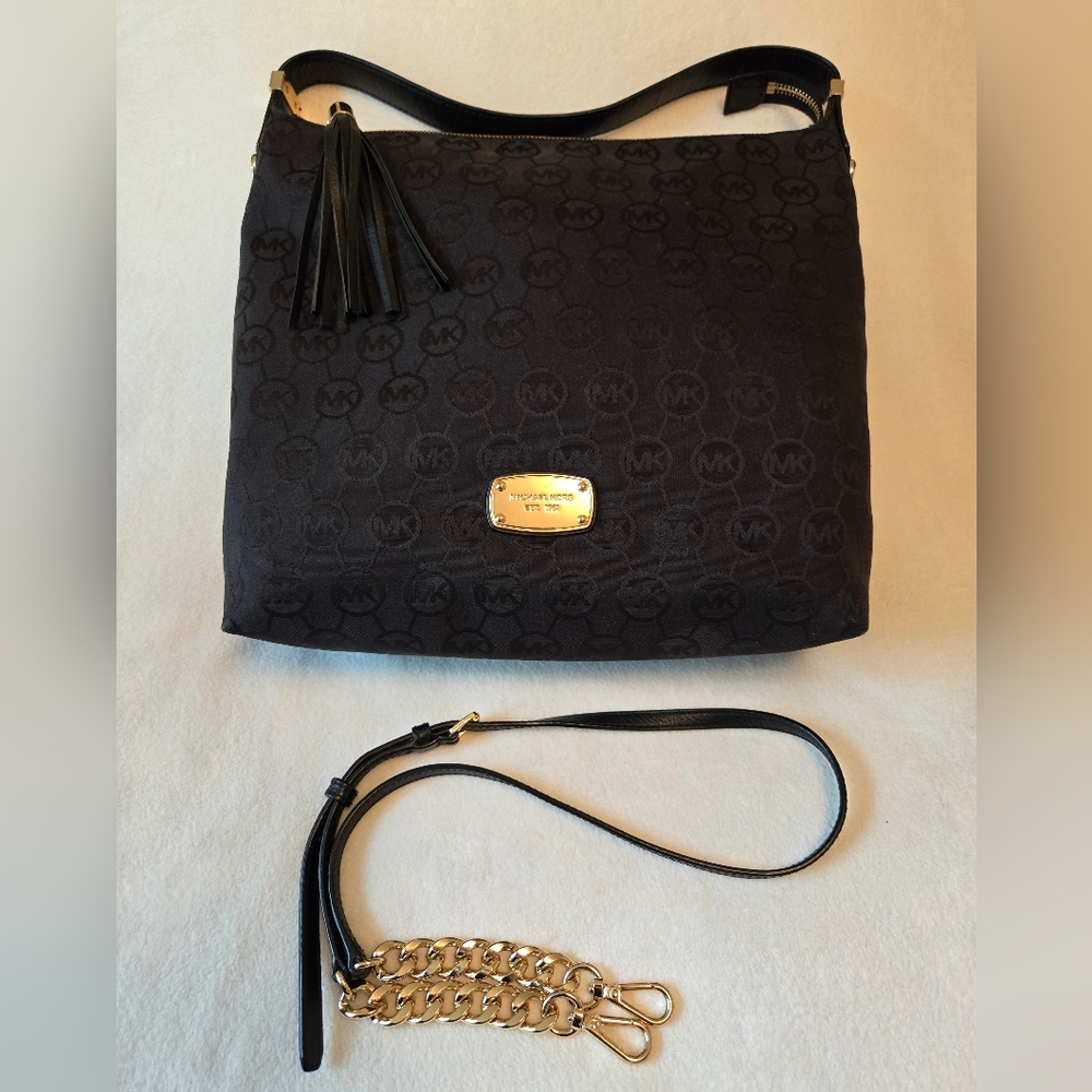 Michael Kors Black Hobo Shoulder Bag